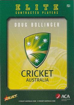 2008-09 Select Cricket Australia - Cricket Australia Elite Contracted Players #FS1 Doug Bollinger Back