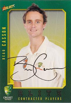 2008-09 Select Cricket Australia - Cricket Australia Elite Contracted Players #FS3 Beau Casson Front