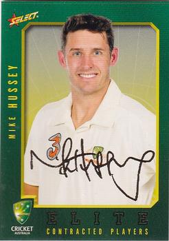 2008-09 Select Cricket Australia - Cricket Australia Elite Contracted Players #FS12 Mike Hussey Front