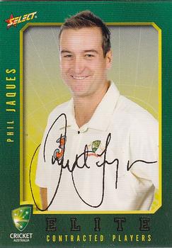 2008-09 Select Cricket Australia - Cricket Australia Elite Contracted Players #FS13 Phil Jaques Front