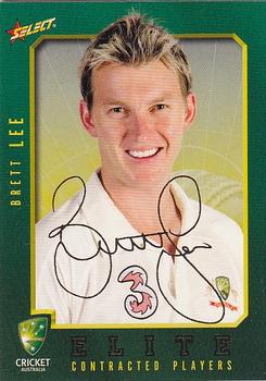 2008-09 Select Cricket Australia - Cricket Australia Elite Contracted Players #FS16 Brett Lee Front