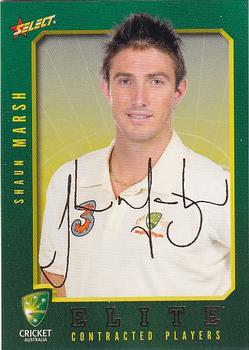 2008-09 Select Cricket Australia - Cricket Australia Elite Contracted Players #FS17 Shaun Marsh Front