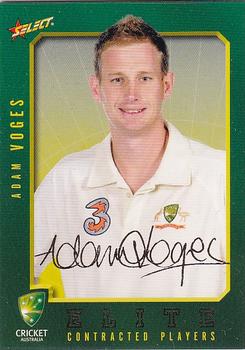 2008-09 Select Cricket Australia - Cricket Australia Elite Contracted Players #FS22 Adam Voges Front