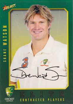 2008-09 Select Cricket Australia - Cricket Australia Elite Contracted Players #FS23 Shane Watson Front
