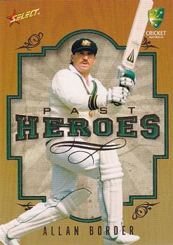 2008-09 Select Cricket Australia - Past Heroes #PH2 Allan Border Front