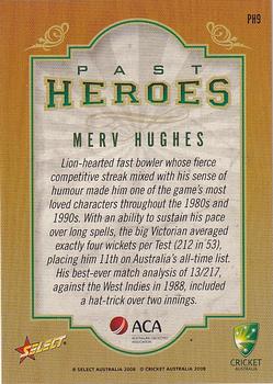 2008-09 Select Cricket Australia - Past Heroes #PH9 Merv Hughes Back