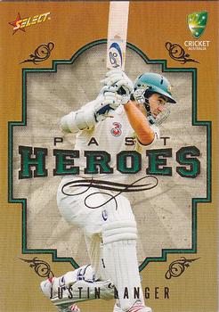 2008-09 Select Cricket Australia - Past Heroes #PH16 Justin Langer Front