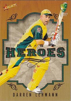 2008-09 Select Cricket Australia - Past Heroes #PH19 Darren Lehmann Front