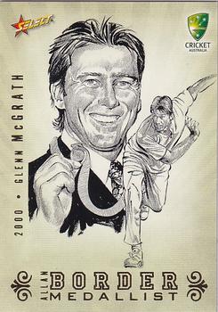 2008-09 Select Cricket Australia - Allan Border Medallist Sketch #BMS1 Glenn McGrath Front