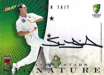 2008-09 Select Cricket Australia - State Stars Signatures #S6 Shaun Tait Front
