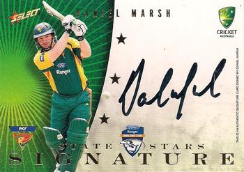 2008-09 Select Cricket Australia - State Stars Signatures #S7 Daniel Marsh Front