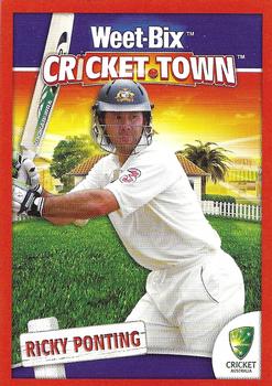 2008 Weet-Bix Cricket Town #NNO Ricky Ponting Front