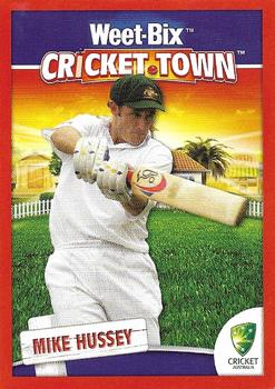 2008 Weet-Bix Cricket Town #NNO Mike Hussey Front