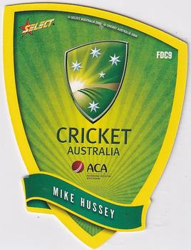 2009-10 Select - Holofoil Die Cut #FDC9 Mike Hussey Back