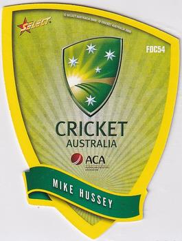 2009-10 Select - Holofoil Die Cut #FDC54 Mike Hussey Back