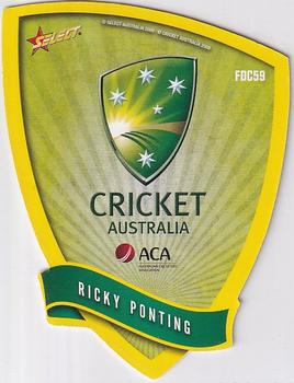 2009-10 Select - Holofoil Die Cut #FDC59 Ricky Ponting Back