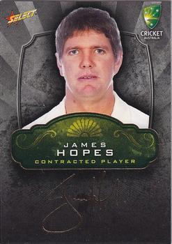 2009-10 Select - CA Contracted Player Foil Signature #FS10 James Hopes Front