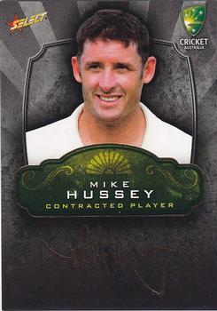 2009-10 Select - CA Contracted Player Foil Signature #FS13 Mike Hussey Front