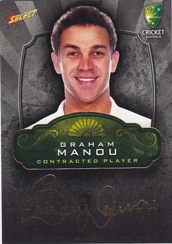 2009-10 Select - CA Contracted Player Foil Signature #FS17 Graham Manou Front