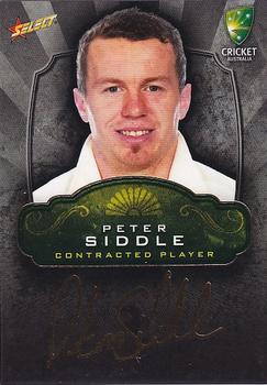 2009-10 Select - CA Contracted Player Foil Signature #FS22 Peter Siddle Front