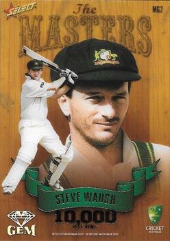 2009-10 Select - The Masters Gems #MG2 Steve Waugh Front