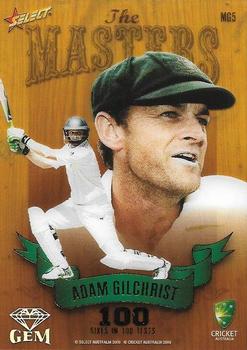 2009-10 Select - The Masters Gems #MG5 Adam Gilchrist Front