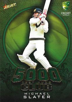 2009-10 Select - 5000 Test Runs Club #TR15 Michael Slater Front