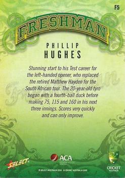 2009-10 Select - Freshman #F5 Phillip Hughes Back