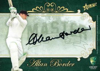 2009-10 Select - Masters Signature #MS1 Allan Border Front