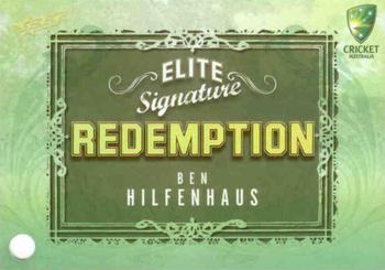 2009-10 Select - Elite Signature Redemption #ESR3 Ben Hilfenhaus Front