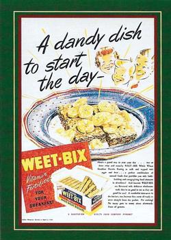 1996 Weet-Bix The Bradman Collection #15 Weet-Bix Advertisement Front