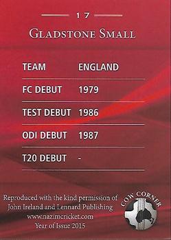 2015 Cow Corner Cricket Characters Warriors  #17 Gladstone Small Back