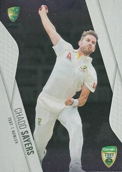 2018-19 Tap 'N' Play CA/BBL/WBBL - Base Parallel #013 Chadd Sayers Front