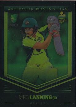 2018-19 Tap 'N' Play CA/BBL/WBBL - Base Parallel #015 Meg Lanning Front