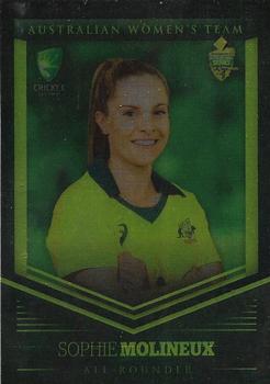 2018-19 Tap 'N' Play CA/BBL/WBBL - Base Parallel #024 Sophie Molineux Front