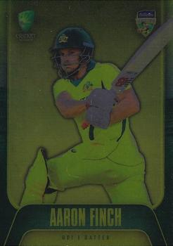2018-19 Tap 'N' Play CA/BBL/WBBL - Base Parallel #030 Aaron Finch Front