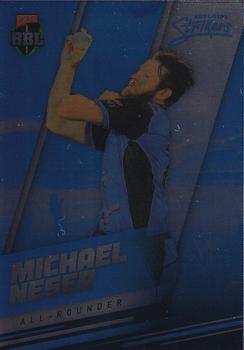 2018-19 Tap 'N' Play CA/BBL/WBBL - Base Parallel #063 Michael Neser Front