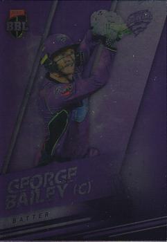 2018-19 Tap 'N' Play CA/BBL/WBBL - Base Parallel #093 George Bailey Front
