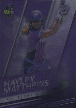 2018-19 Tap 'N' Play CA/BBL/WBBL - Base Parallel #109 Hayley Matthews Front