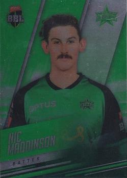 2018-19 Tap 'N' Play CA/BBL/WBBL - Base Parallel #134 Nic Maddinson Front