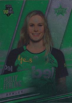 2018-19 Tap 'N' Play CA/BBL/WBBL - Base Parallel #142 Holly Ferling Front