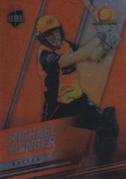 2018-19 Tap 'N' Play CA/BBL/WBBL - Base Parallel #150 Michael Klinger Front
