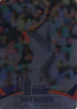 2018 Tap 'N' Play We are England Cricket - Silver Foil #004 James Anderson Front