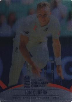 2018 Tap 'N' Play We are England Cricket - Silver Foil #011 Tom Curran Front