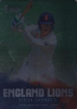 2018 Tap 'N' Play We are England Cricket - Silver Foil #022 Keaton Jennings Front