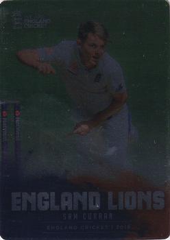 2018 Tap 'N' Play We are England Cricket - Silver Foil #027 Sam Curran Front