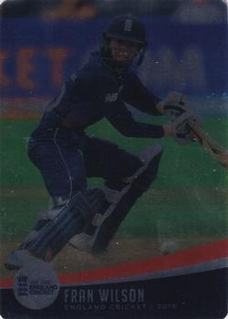 2018 Tap 'N' Play We are England Cricket - Silver Foil #058 Fran Wilson Front