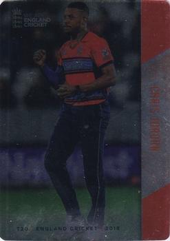 2018 Tap 'N' Play We are England Cricket - Silver Foil #086 Chris Jordan Front
