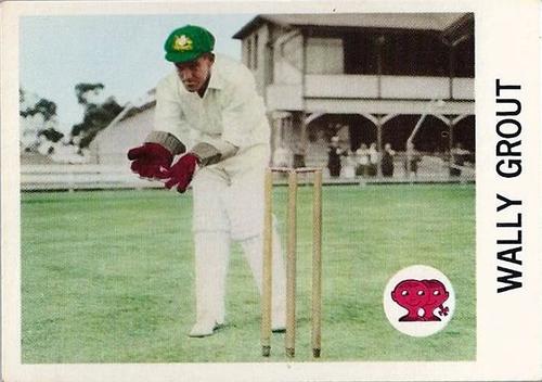 1965 Scanlen's Cricket #9 Wally Grout Front