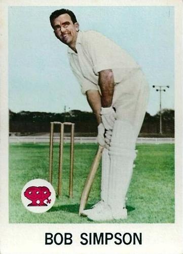 1965 Scanlen's Cricket #14 Bob Simpson Front